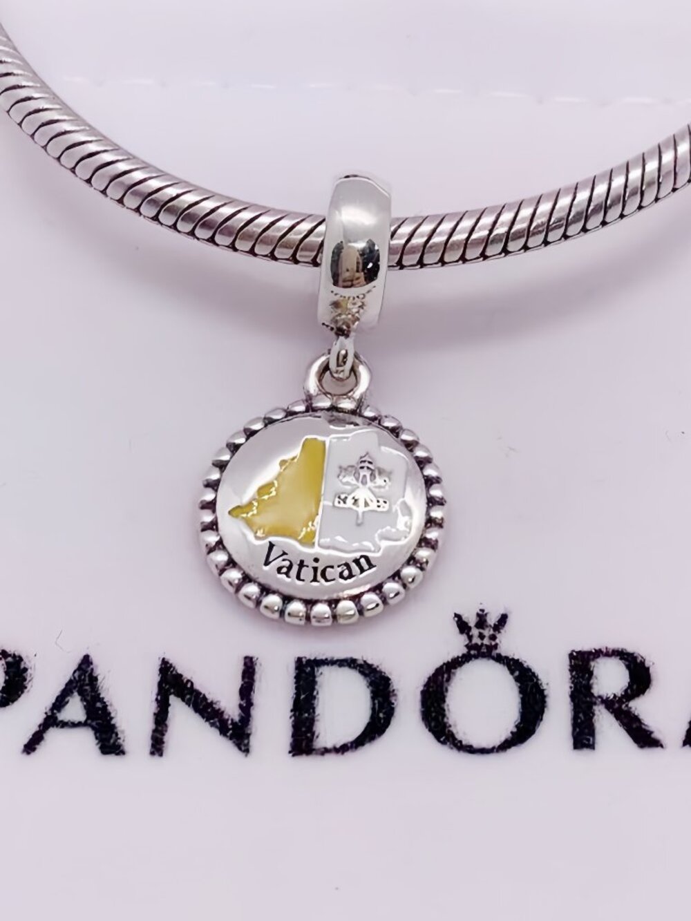 Pandora Vatican Map Dangle Charm